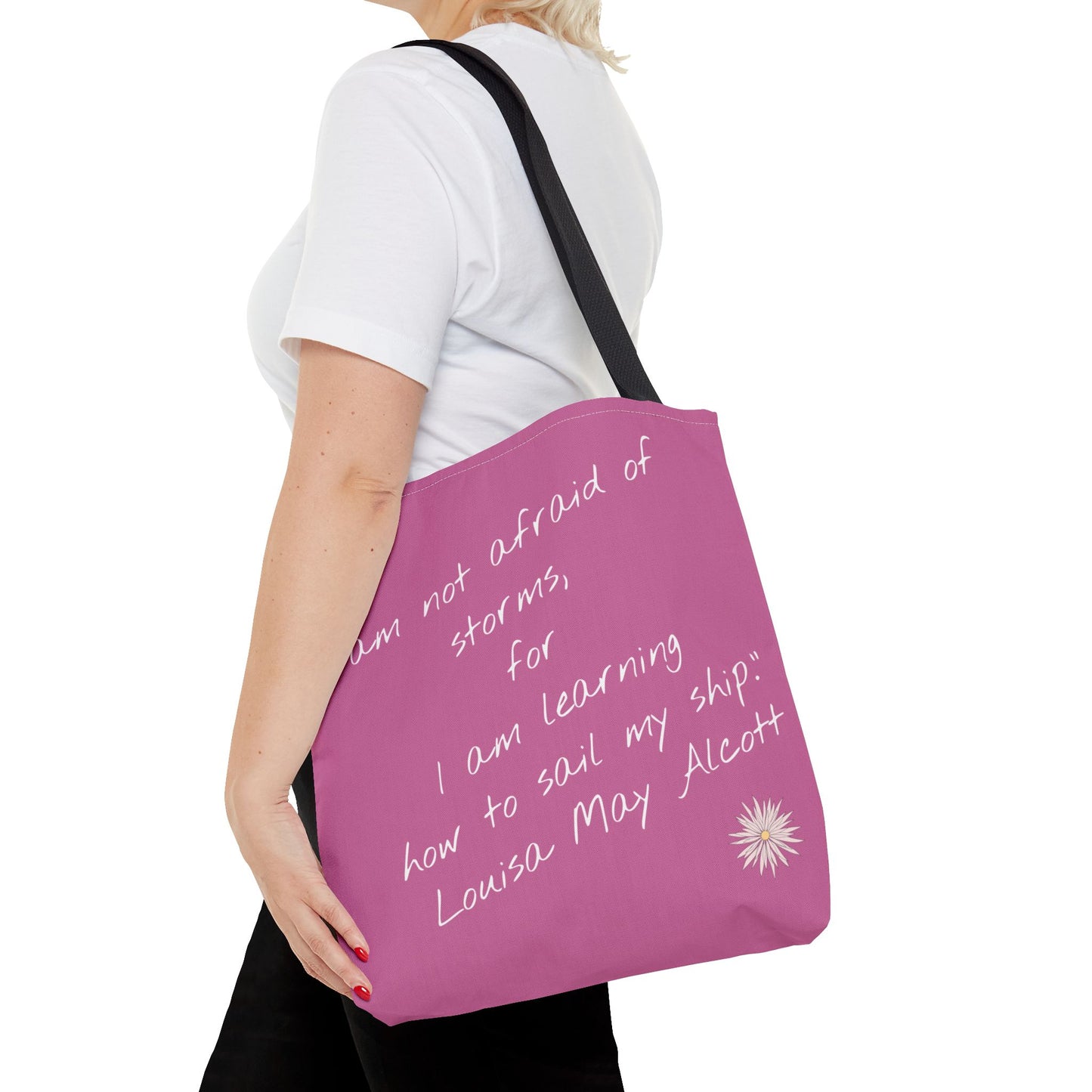 Inspirational Quote Tote Bag, Motivational Travel Bag, Affirmation Shopping Tote, Stylish Gift for Her, Eco-Friendly Daily Use