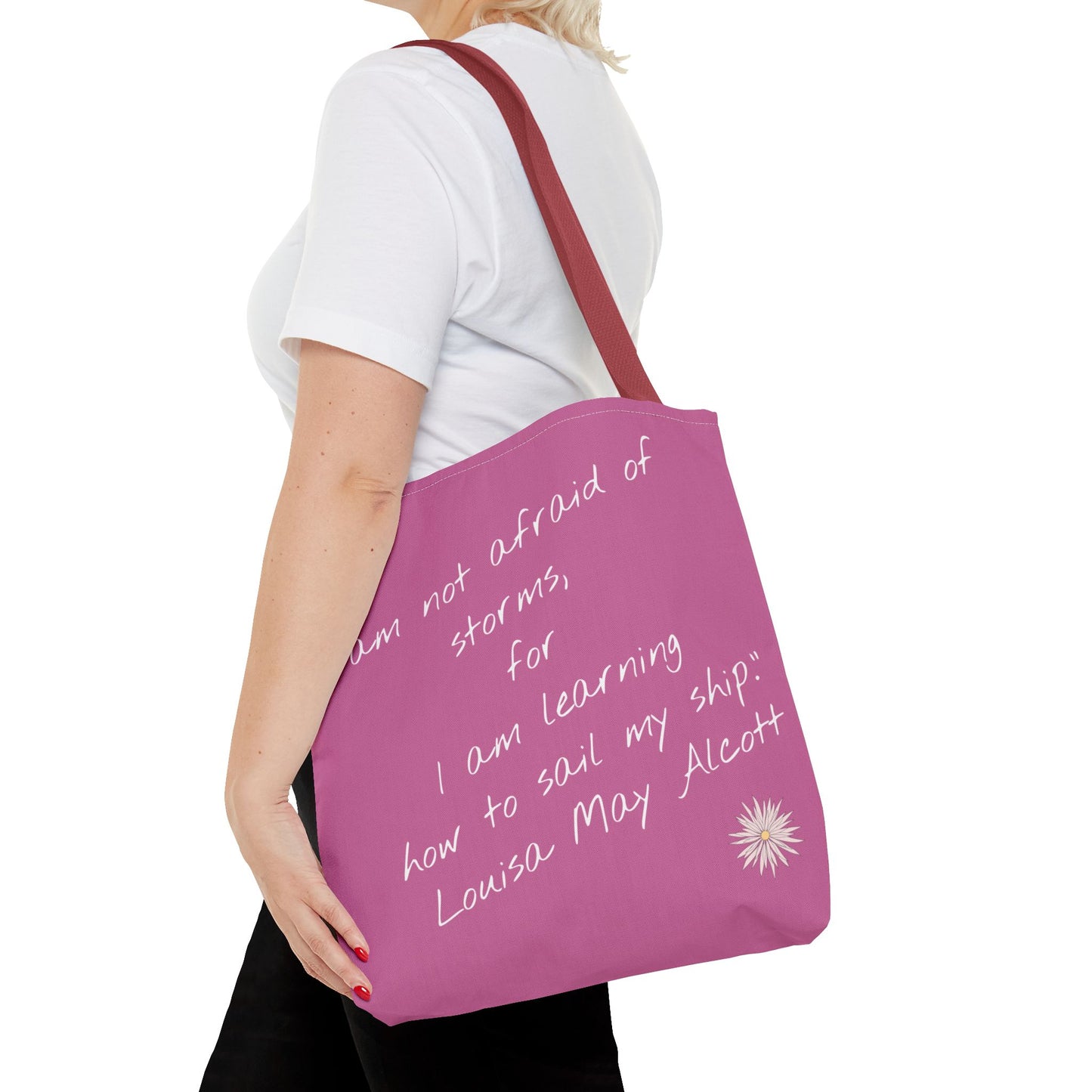 Inspirational Quote Tote Bag, Motivational Travel Bag, Affirmation Shopping Tote, Stylish Gift for Her, Eco-Friendly Daily Use