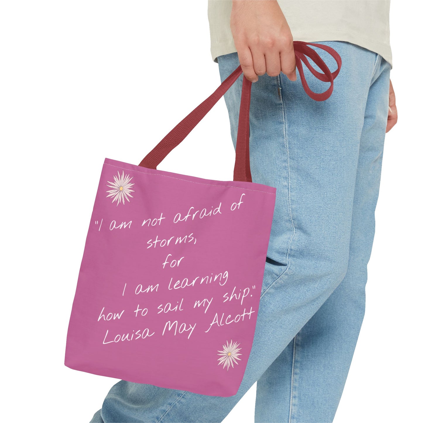 Inspirational Quote Tote Bag, Motivational Travel Bag, Affirmation Shopping Tote, Stylish Gift for Her, Eco-Friendly Daily Use