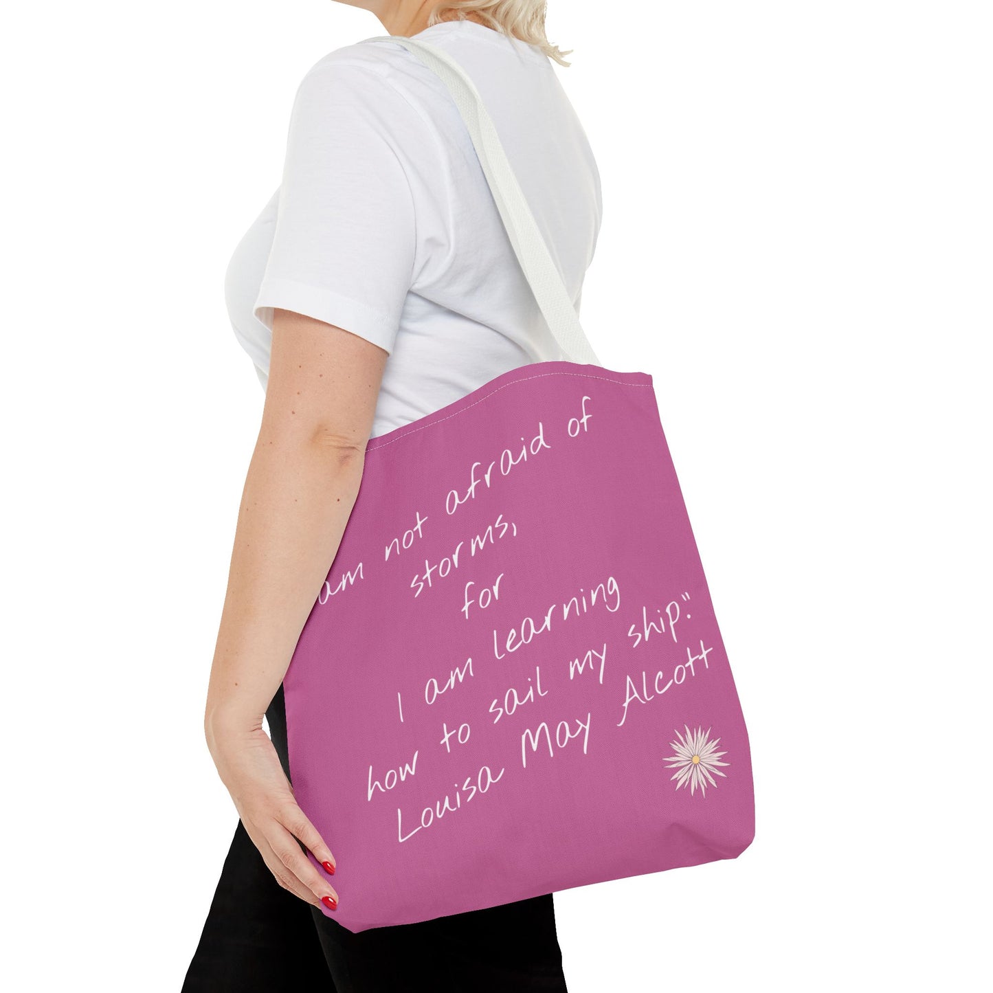Inspirational Quote Tote Bag, Motivational Travel Bag, Affirmation Shopping Tote, Stylish Gift for Her, Eco-Friendly Daily Use