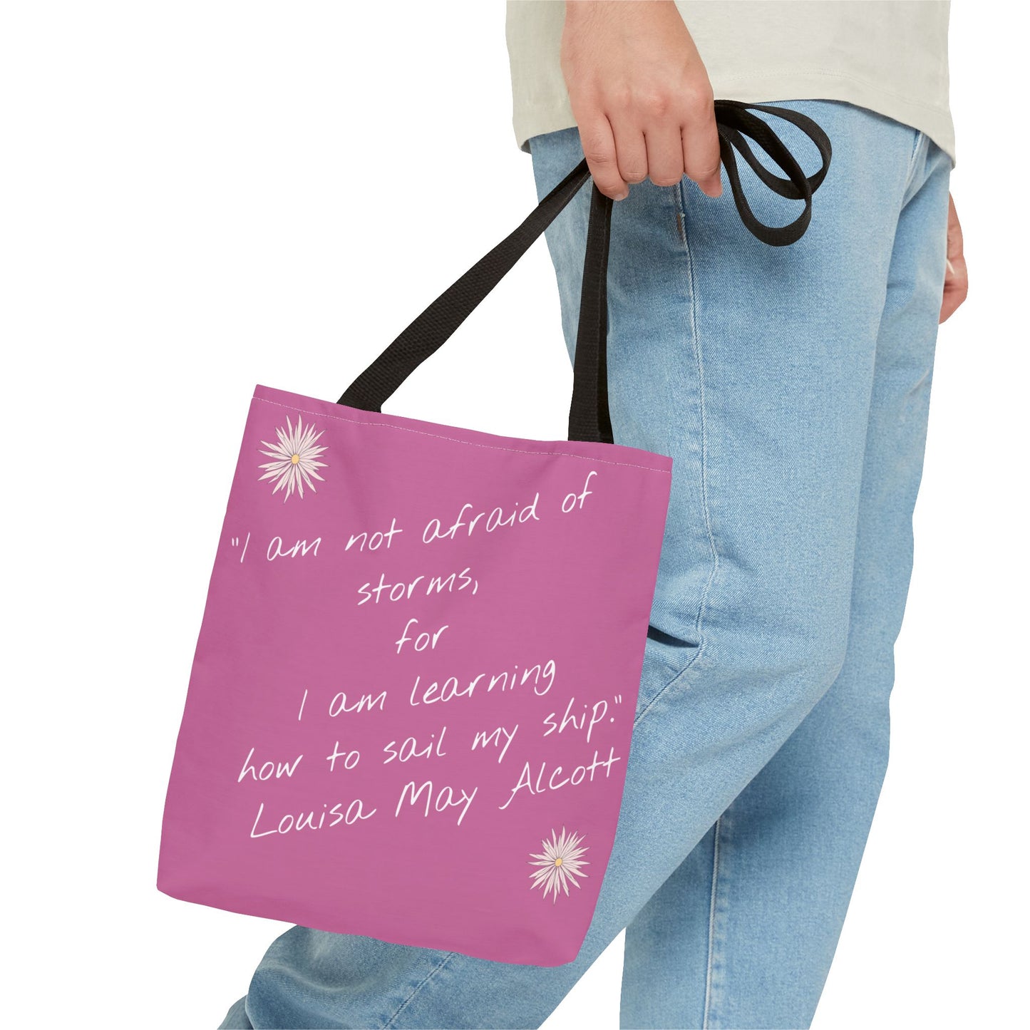 Inspirational Quote Tote Bag, Motivational Travel Bag, Affirmation Shopping Tote, Stylish Gift for Her, Eco-Friendly Daily Use