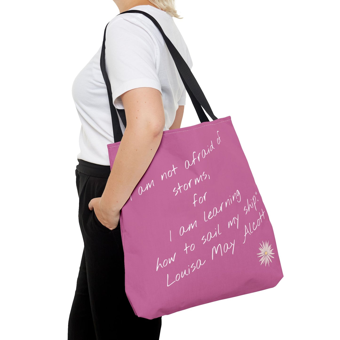 Inspirational Quote Tote Bag, Motivational Travel Bag, Affirmation Shopping Tote, Stylish Gift for Her, Eco-Friendly Daily Use