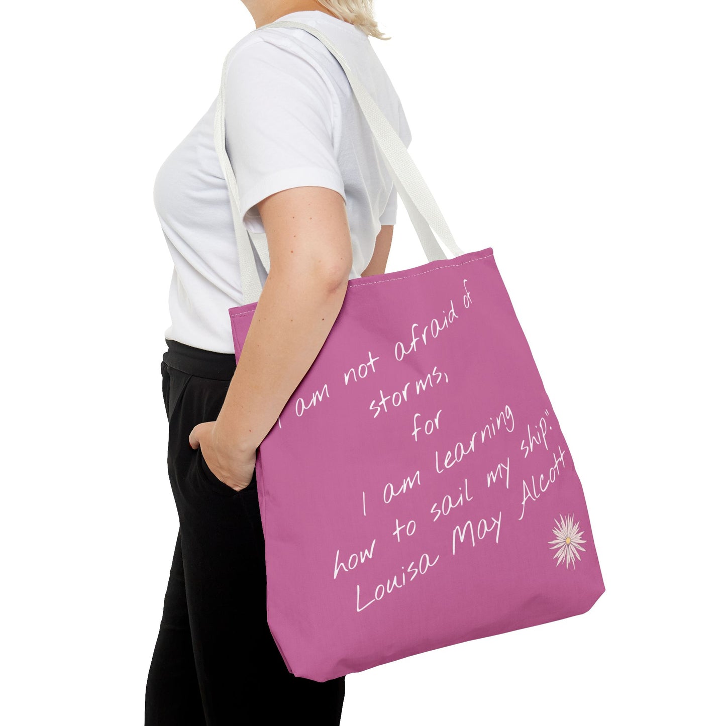 Inspirational Quote Tote Bag, Motivational Travel Bag, Affirmation Shopping Tote, Stylish Gift for Her, Eco-Friendly Daily Use