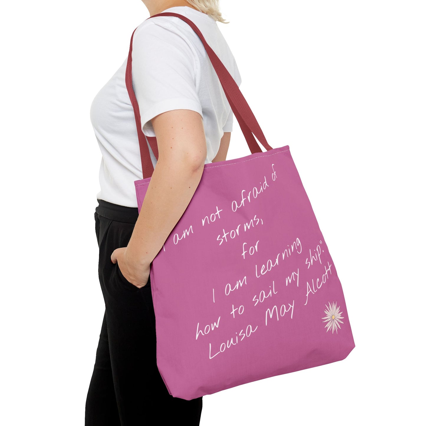 Inspirational Quote Tote Bag, Motivational Travel Bag, Affirmation Shopping Tote, Stylish Gift for Her, Eco-Friendly Daily Use