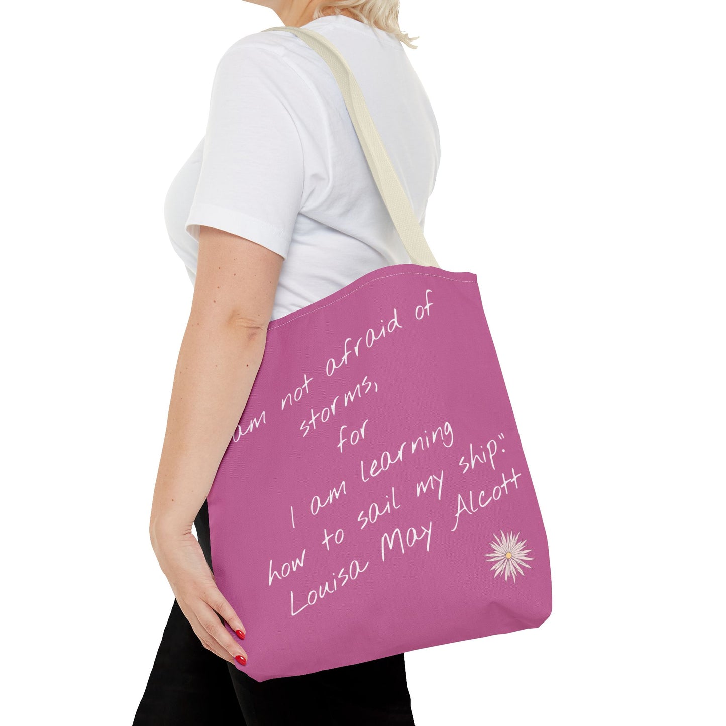 Inspirational Quote Tote Bag, Motivational Travel Bag, Affirmation Shopping Tote, Stylish Gift for Her, Eco-Friendly Daily Use
